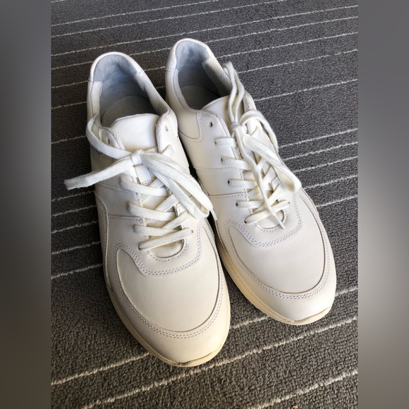 Everlane Other - Everlane Cream Leather Trainer
